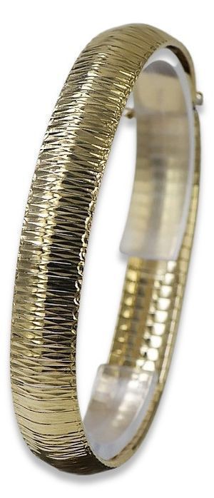 Złota bransoletka 14k 585 żółte włoskie złoto cbf004y 18,5cm