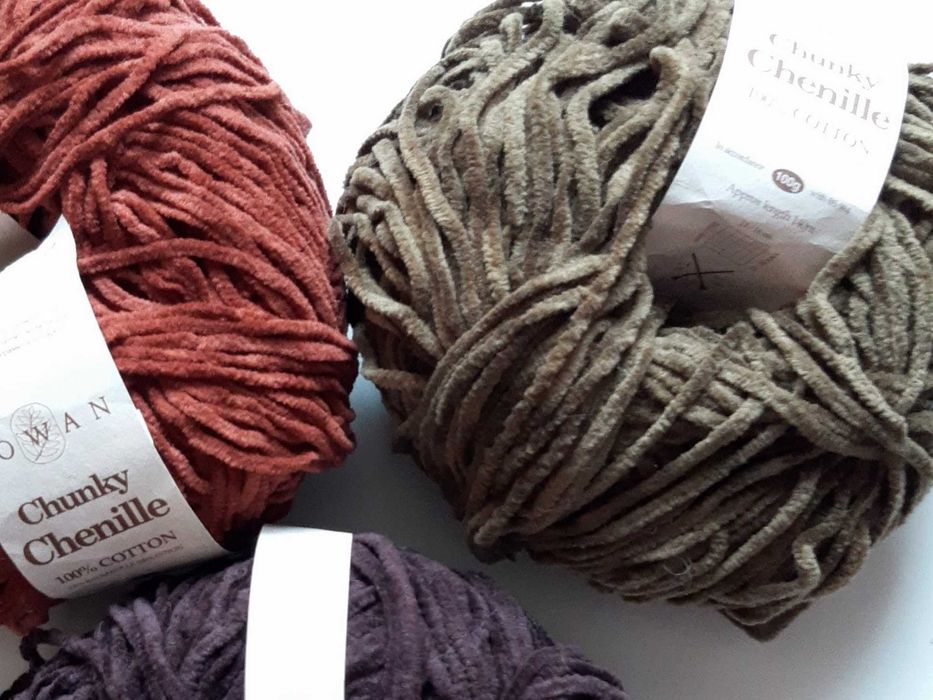 Włóczka 100% Bawełna Aksamitka 7,9 zł/50gr Zestaw 450gr Rowan