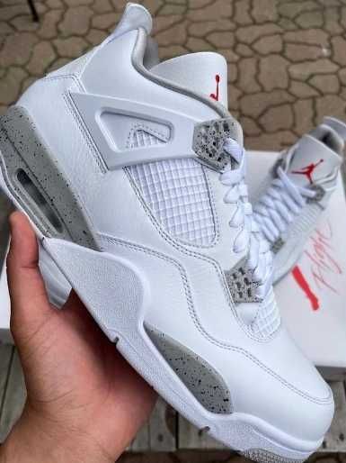 Jordan 4 Retro White Oreo R.43