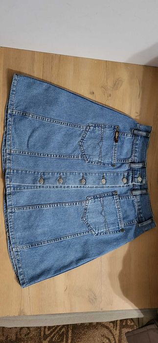 Spódnica Cross Jeans, jasny denim rozm. 40, Vintage