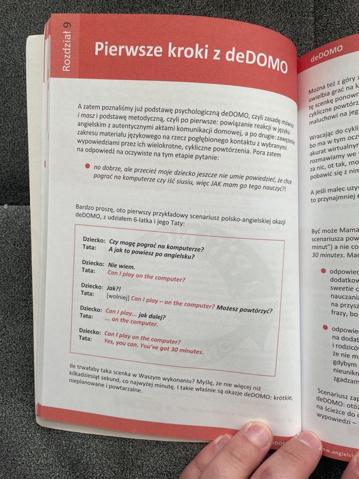 „Angielski dla rodziców” deDOMO podręcznik/przewodnik