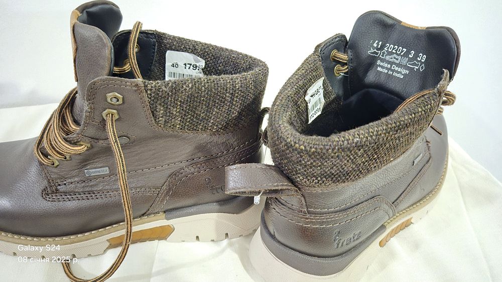 Черевики  утеплені , чоловічі  Gore-tex. Розпаровка.