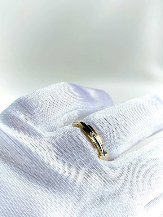 Pierścionek Obrączka Stal chirurgiczna Xuping 18K r.6