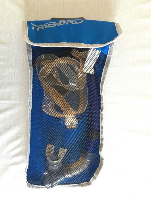 Conjunto máscara e tubo de snorkeling Tribord