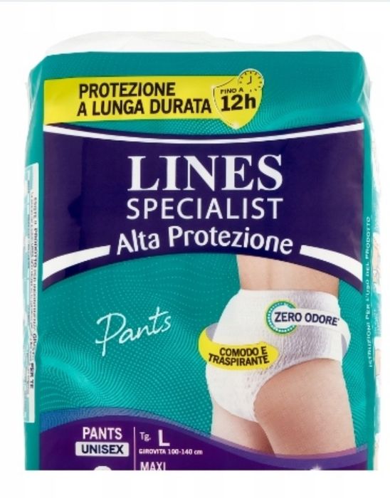 Lines unisex PIELUCHOMAJTKI MAXI r.L/ 8szt