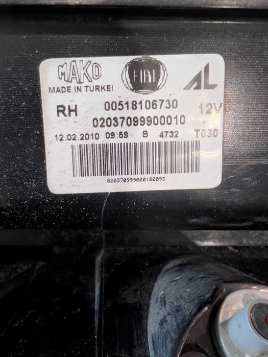 Farol Trás  Esquerdo FIAT DOBLO / Opel Combo