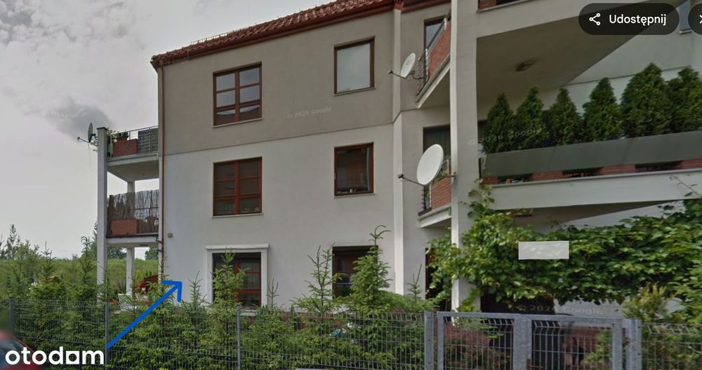 Apartament z 2 miejscami parkingowymi, tarasem, ogródkiem, po remoncie