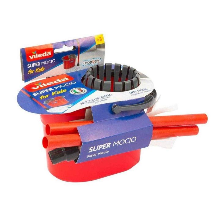 BRINCA E APRENDE Balde e Esfregona Vileda Junior Brinquedo