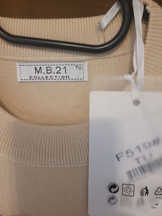 Sweterek rozmiar S M cyrkonie