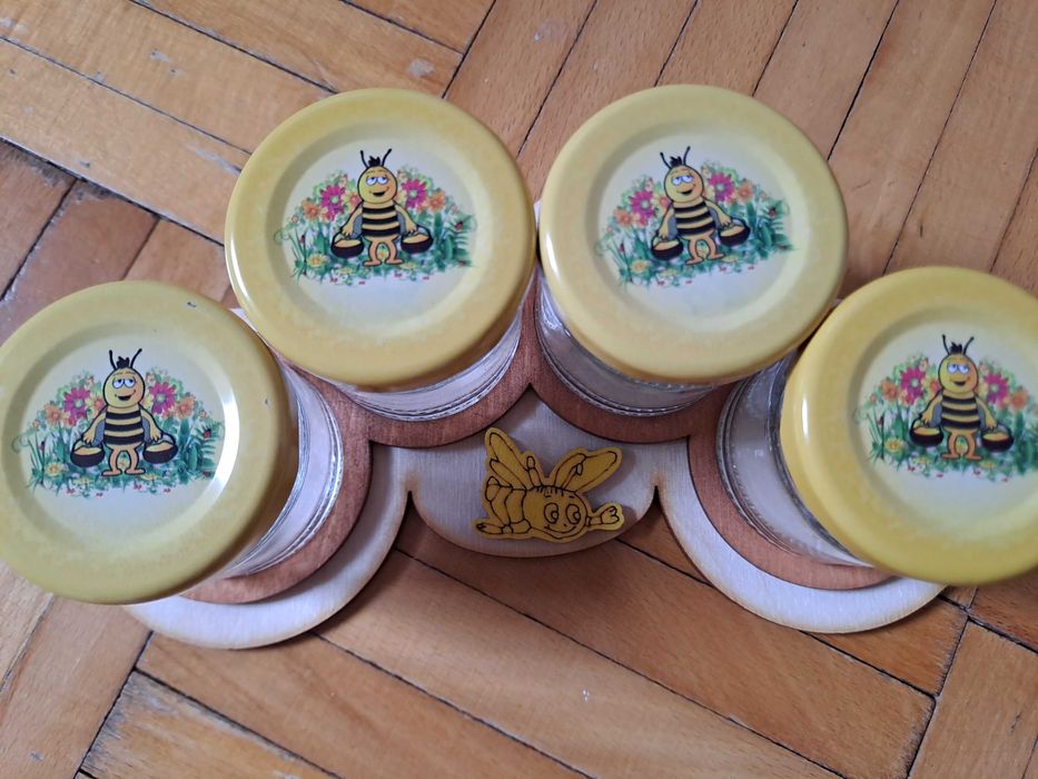 Małe słoiczki na przyprawy [4 szt]