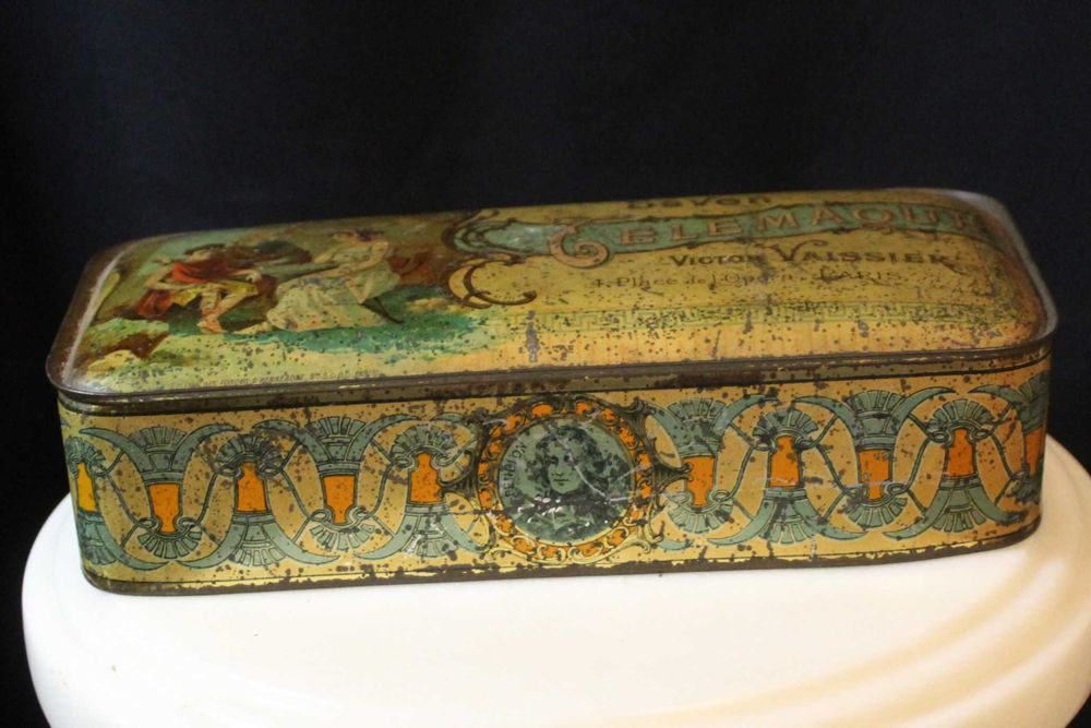 Colecionismo , lata francesa sabonete, anos 40