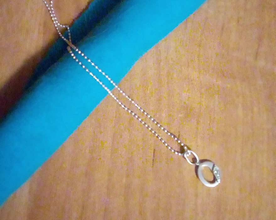 Срібний ланцюжок з підвісом серебряная цепочка с кулоном