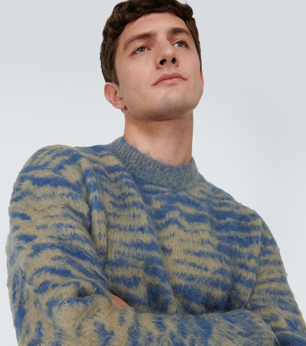 Acne Studios Jacquard wool blend sweater світер stone cp diesel