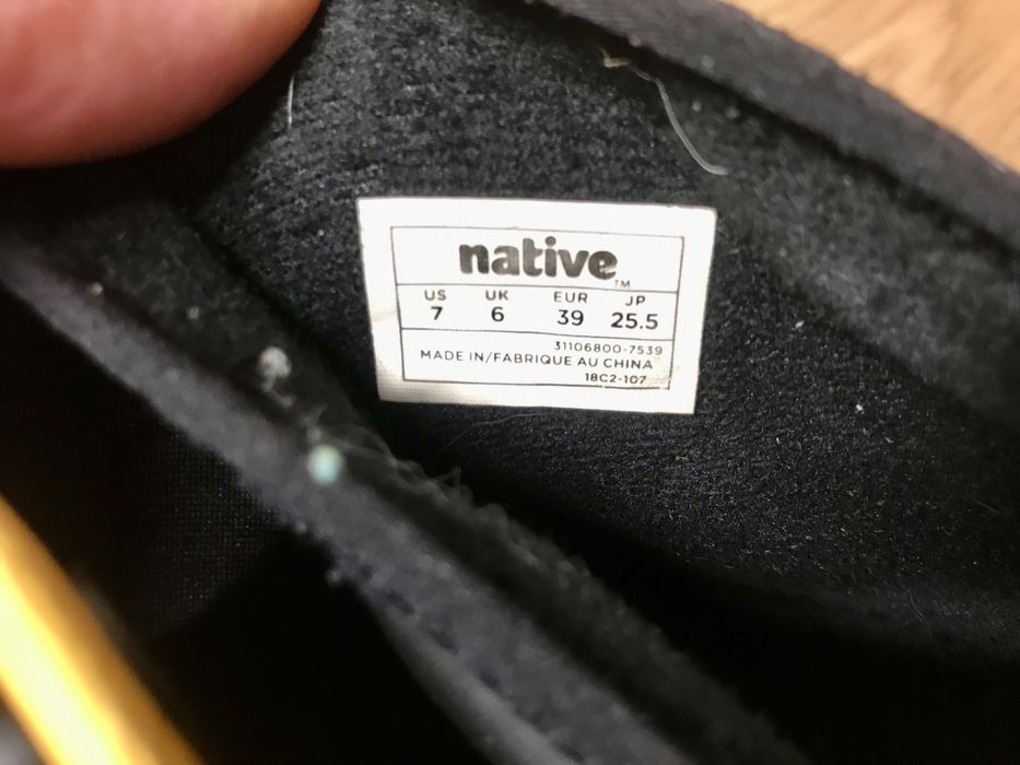 Ботинки демісезон Native 39р