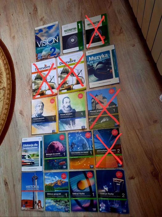 Zestaw podręczników do liceum i technikum kl 1 i 2