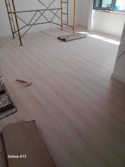 Aplicação chão  flutuante