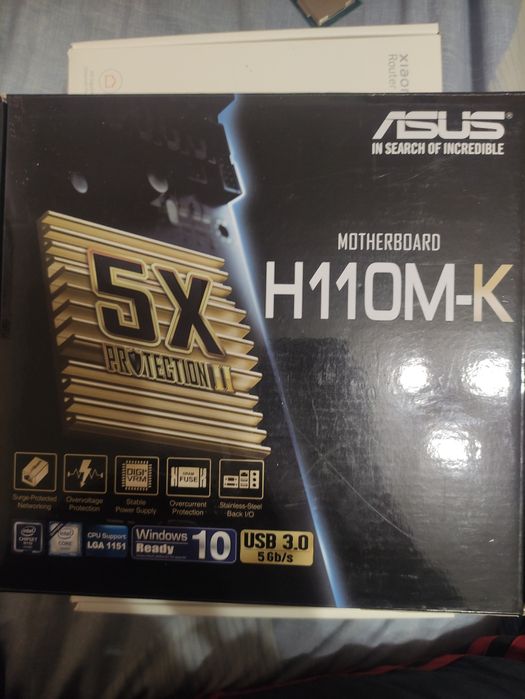 Материнська плата Asus H110m-k