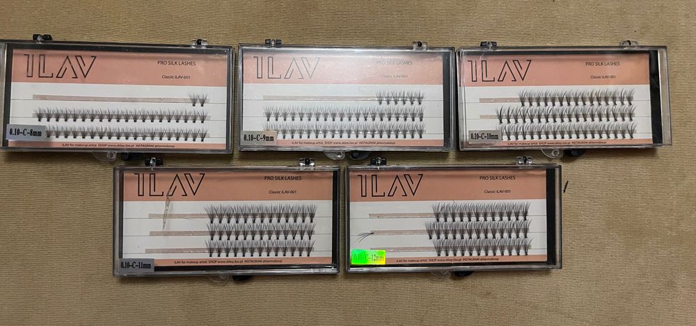 Kępki rzęs do makijażu oka iLav