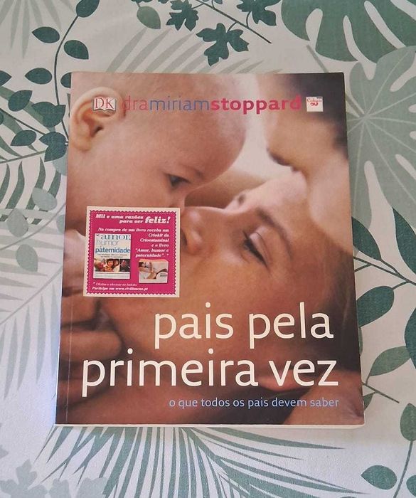 Conjunto de livros sobre gravidez e bebés