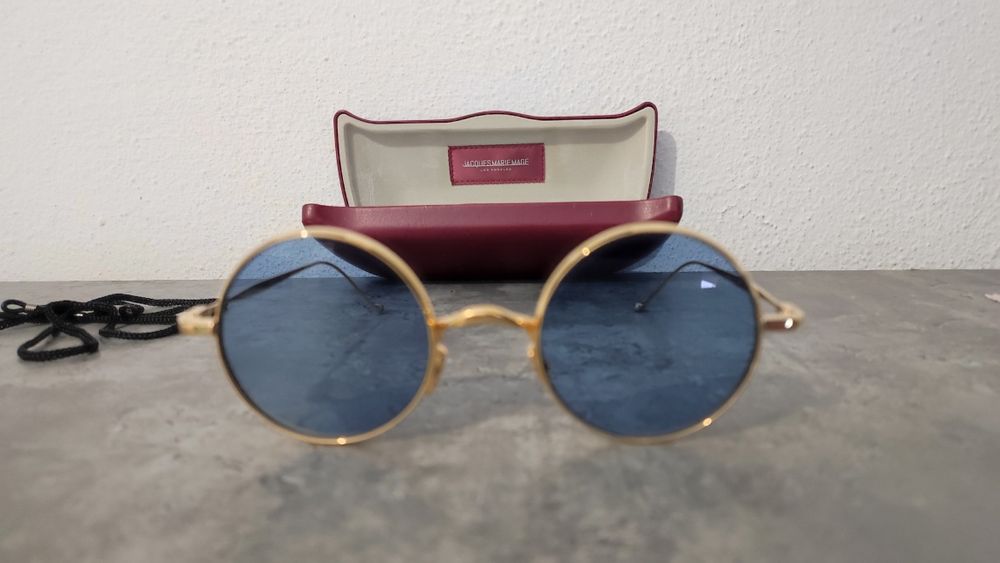 Óculos JacquesMarieMage Diana gold