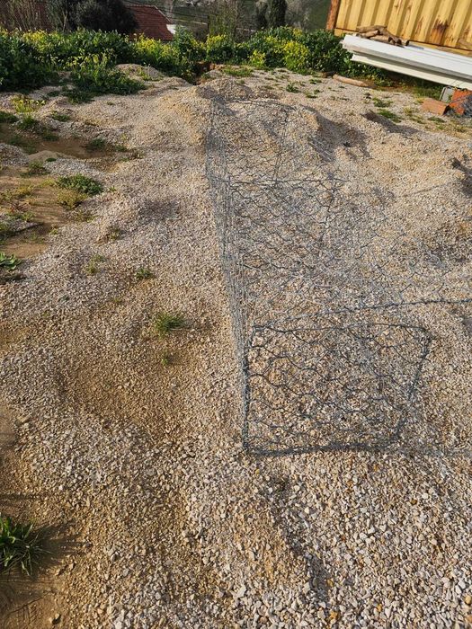 Cesto de gabião hexagonal com 200x50x50  NOVOS