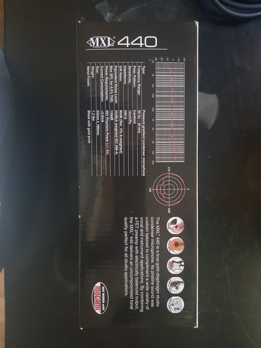 Mikrofon pojemnościowy MXL 440