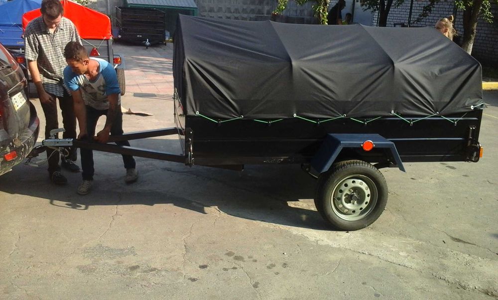 Новий універсальний причіп із заводу 2000/1300/450 Документи  для МРЕВ