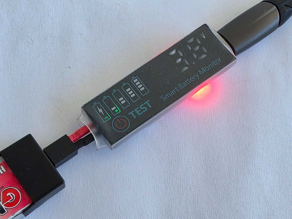 Плата зарядки + тестер 1s/2s, 4.2v/4.35v 0.5A USB-C, BT2.0, PH2.0