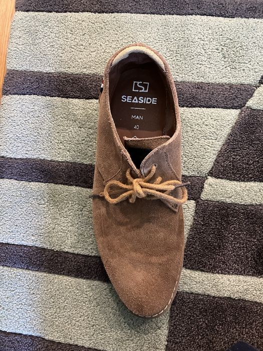 Sapato de camurça como novo