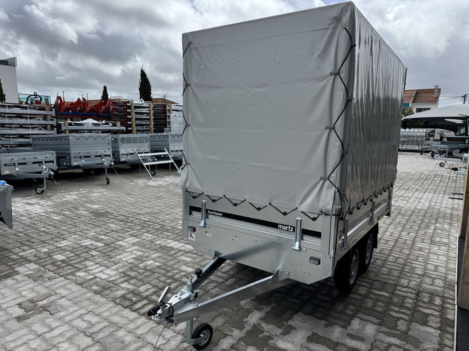 Atrelado MARTZ HOCHLADER 250/2 + lona de cobertura. NOVO