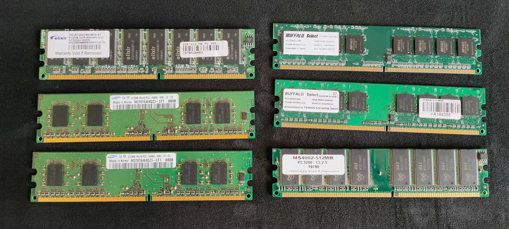 Conjunto memórias PC + Disco rígido64286456000513120