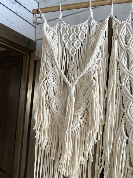 Makrama ścianka makramowa boho na wesele ślub do zdjęć komunie chrzest