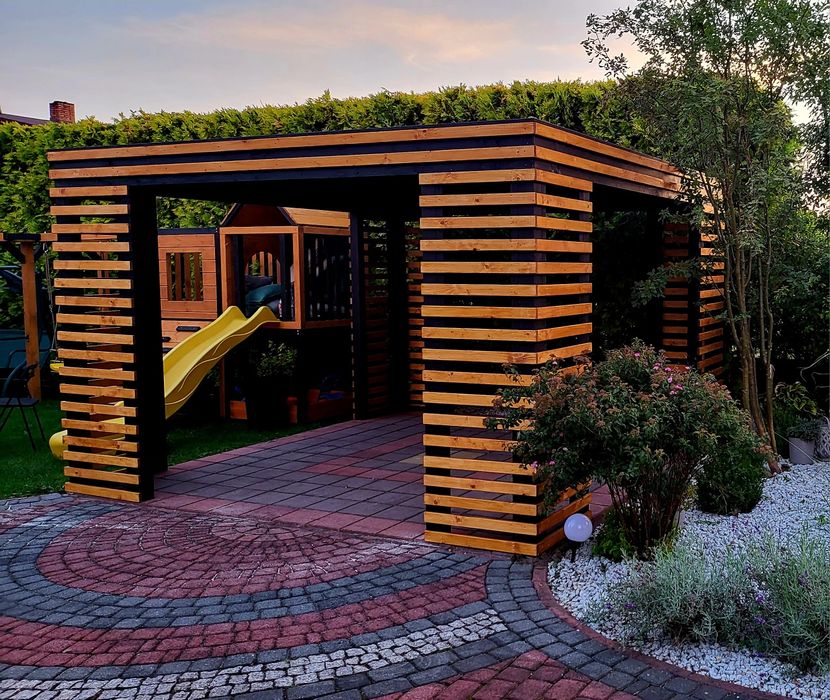 Nowoczesna Altana Ogrodowa ATENA 3x3