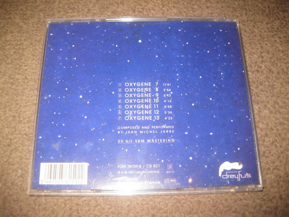 CD do Jean Michel Jarre "Oxygène 7-13"
