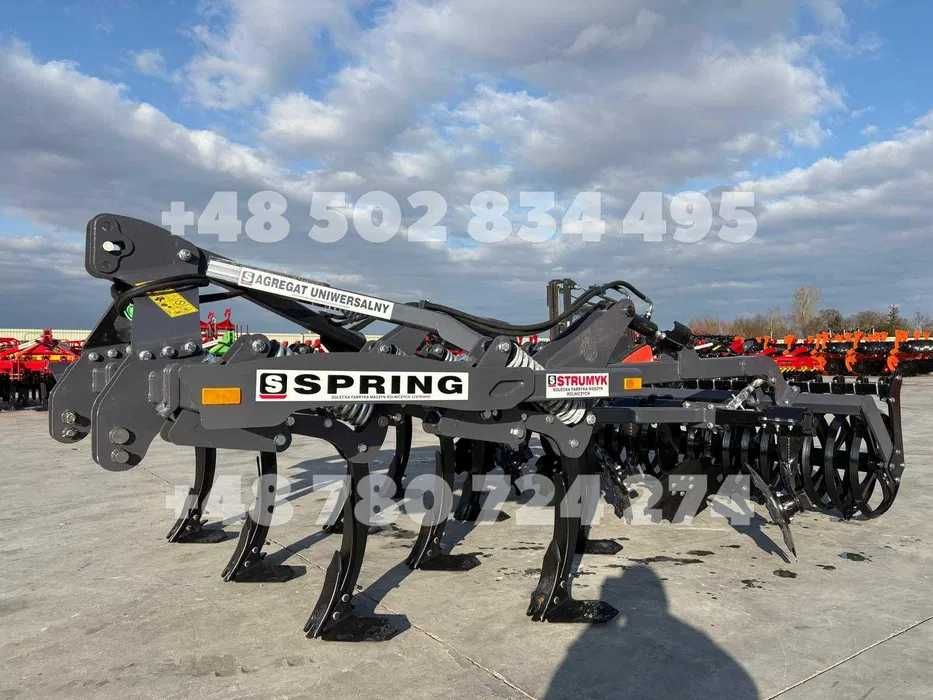 bezorkowy/2m/2,4m/3m SPRING AGREGAT podorywkowo-orkowy/brona/gruber