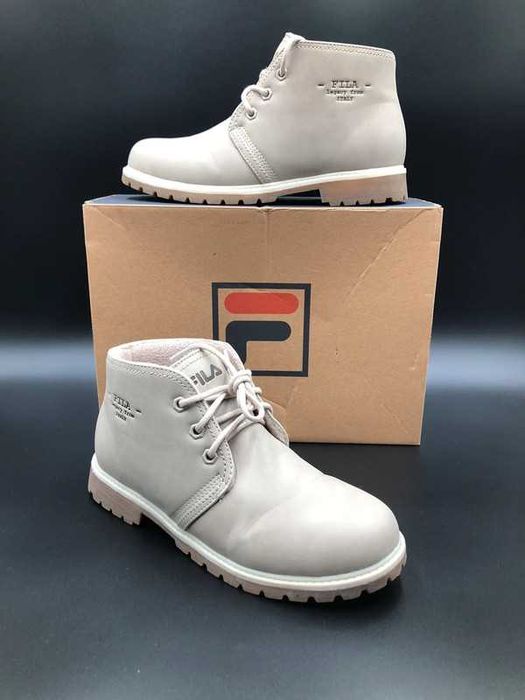 Damskie Fila Trapery FFW0466 Szare, Rozmiar 40