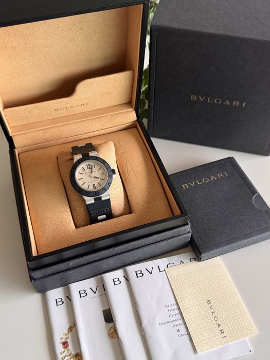 Bvlgari Diagono Aluminium Al38TA Full Set