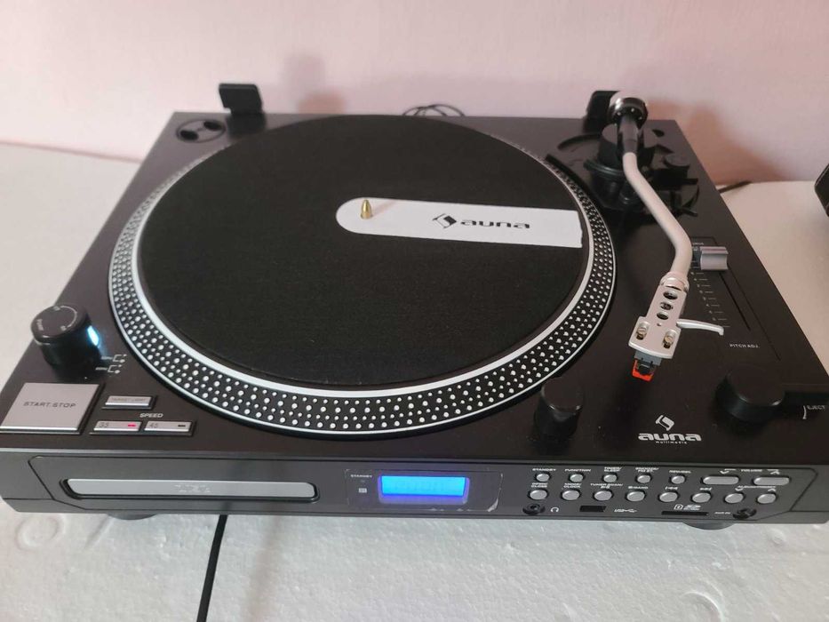 Проигрыватель винила Auna TT 1200 AUX USB CD Кассета