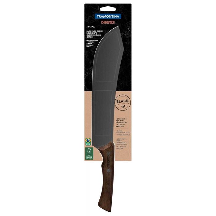 Faca para Carne 25,5cm Churrasco Black Tramontina