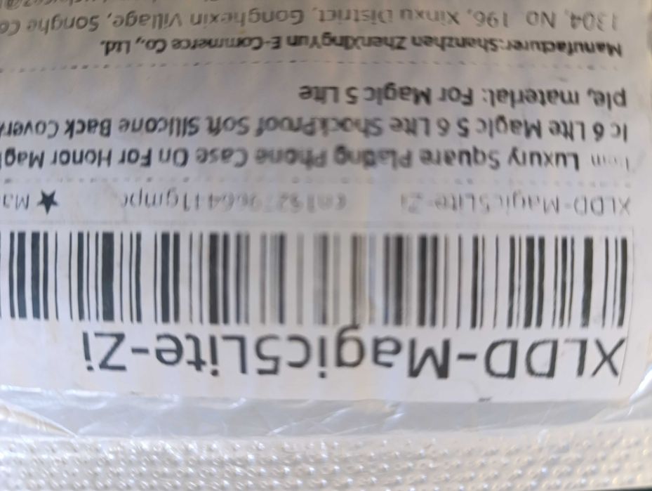 Capa nova Magic 5 lite