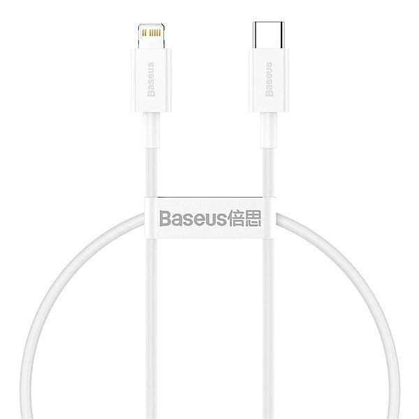 Kabel Baseus Superior Series 20W USB-C - Lightning PD 0,25m - biały