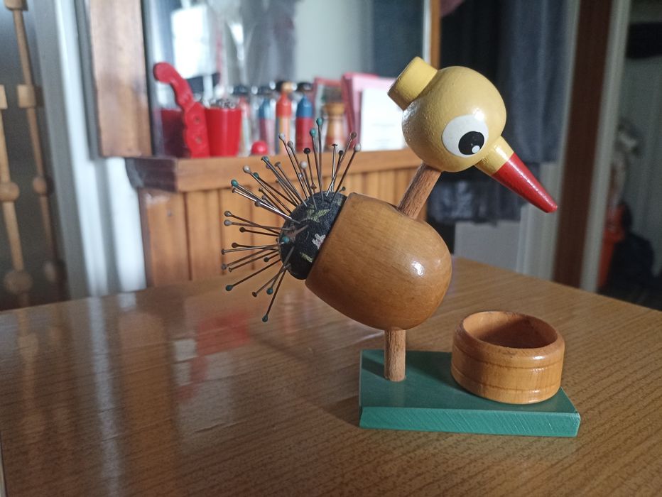 Igielnik PRL bocian naparstek