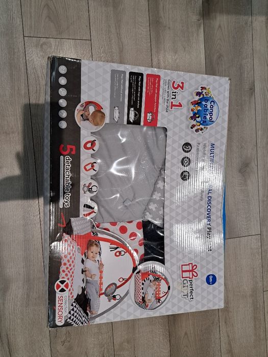 Mata kontrastowa sensoryczna do zabawy 3W1  canpol babies