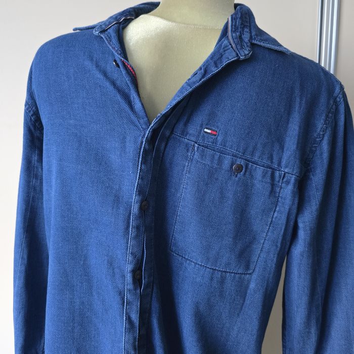 Jeansowa koszula męska Tommy Hilfiger /oryginał S