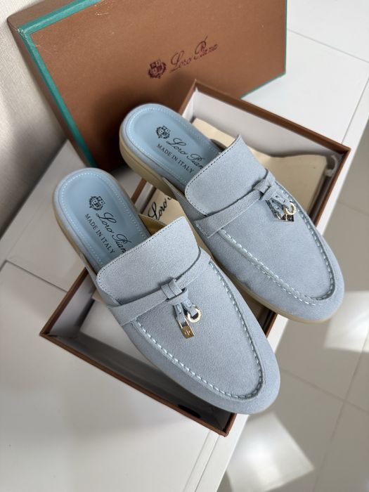Loro Piana Summer Walk | Жіночі лорікі | Замша | Розмір 37