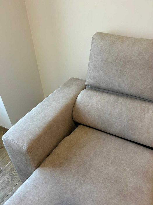 Sofá Bege Extensível