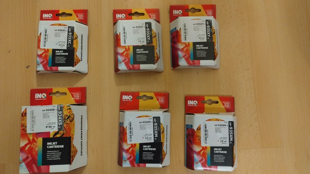 Tusz do drukarki HP-934XB-1, HP935XY-1, HP-935XM-1, HP935XC-1