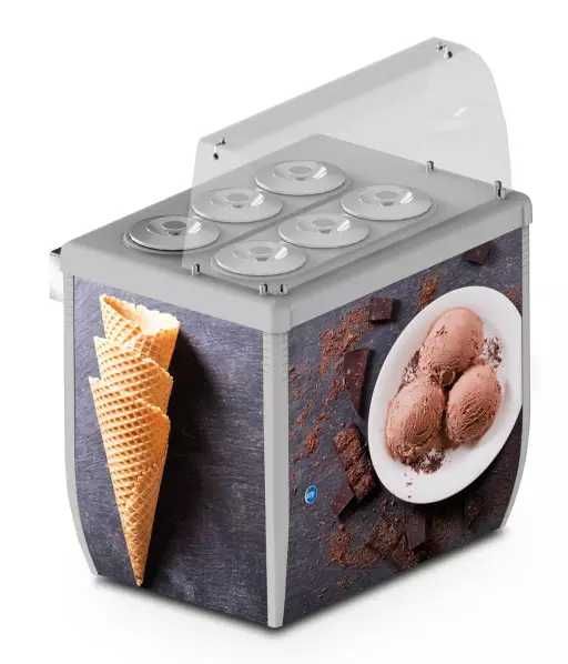 NOWY dystrybutor 6 do lodów witryna lody konserwator GLOBO RETRO 230