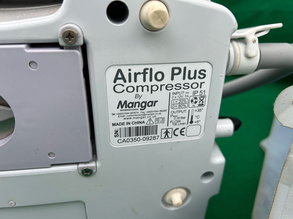 Manger Airflo Plus Camel, ELK Almofadas e compressores de elevação