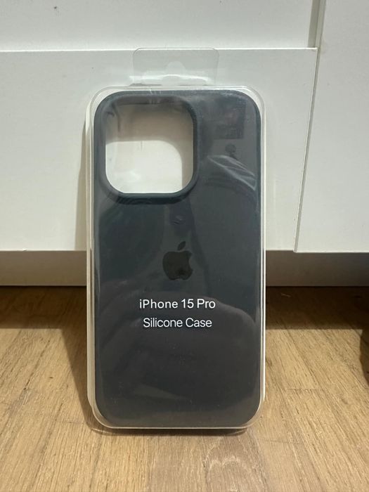 Case silikonowy iphone 15pro szary